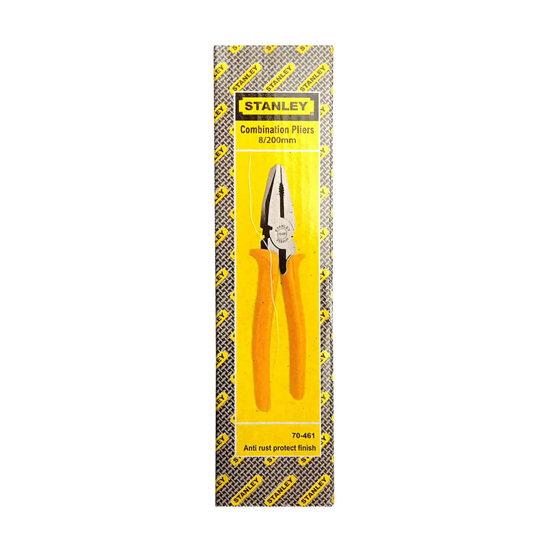 Stanley 70-461 Combination Pliers Single Colour Sleeve 8 Inch