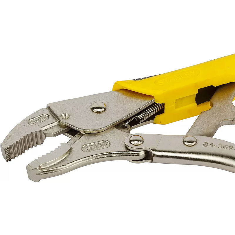 Stanley 84-369-1-23 Curved Locking Plier with Bi-Material Handle 10 Inch