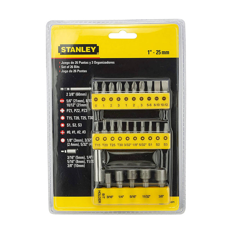 Stanley 68-071-23 Insert Bit Screwdriver Set 29pc