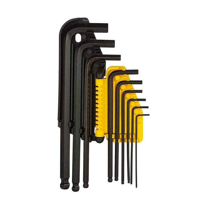 Stanley 69-256 Metric Hex Key Set L / Arm Ball 9pcs