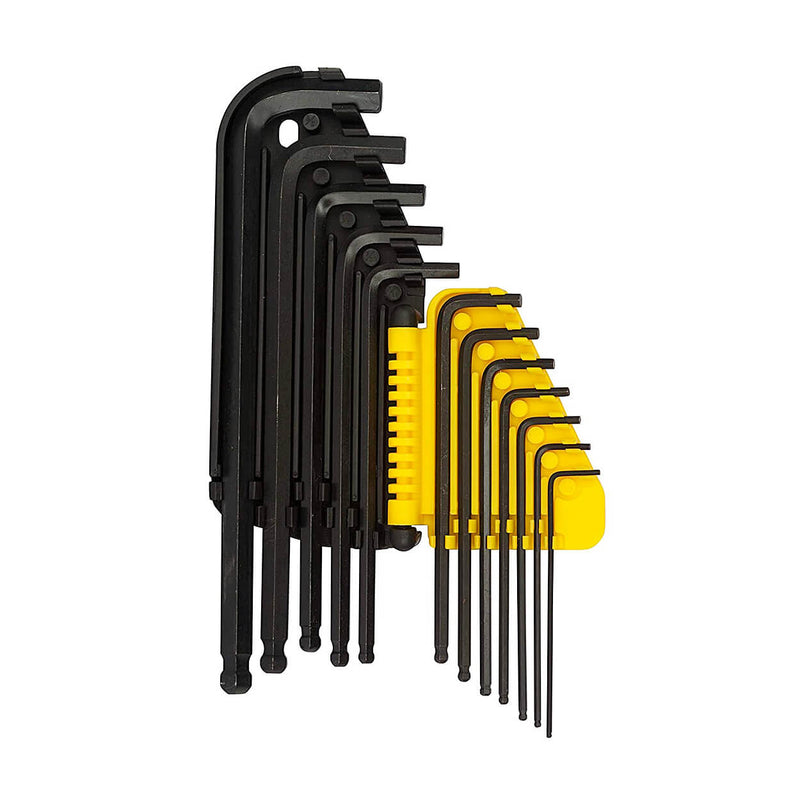 Stanley 69-257 Key Ring Imperial Allen Hex Key Set, L / Arm Ball 12pcs