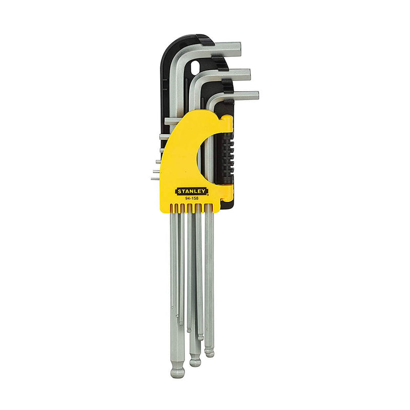 Stanley STMT94162-8 Long Spherical Head Hex Key Set 9pcs