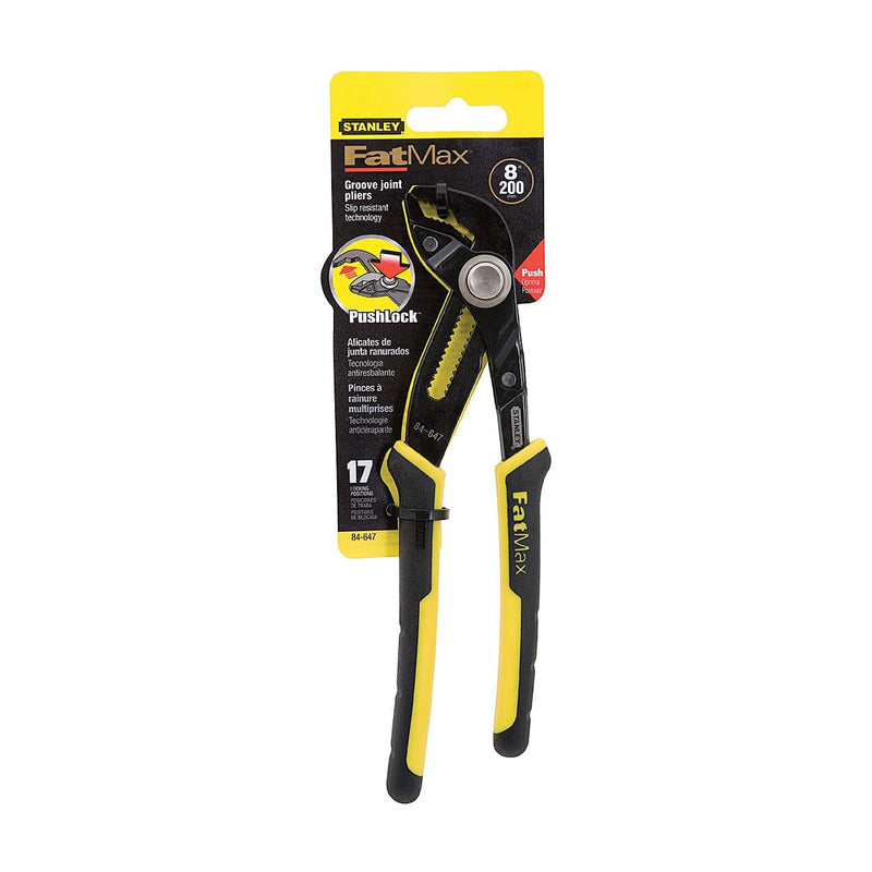 Stanley 0-84-648 Multi-Grip Groove Joint Plier (Push Lock) 250mm x 10 Inch