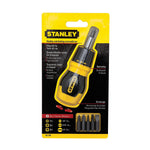 Stanley 0-66-358 Multibit Stubby Ratcheting Screwdriver