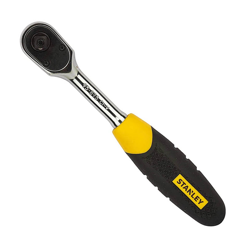 Stanley STMT95895-8B 1/4Inch Sq. Drive Metal Quick Release Pear Head Ratchet
