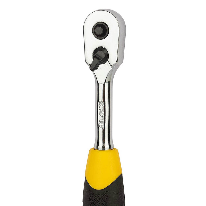 Stanley STMT95895-8B 1/4Inch Sq. Drive Metal Quick Release Pear Head Ratchet