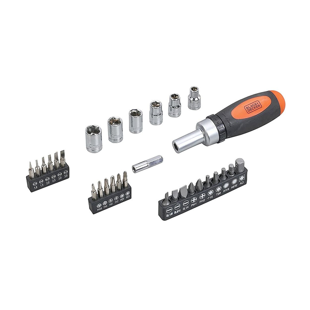 Black+Decker BMT108C Hand Tool Kit For Home DIY & Professional Use