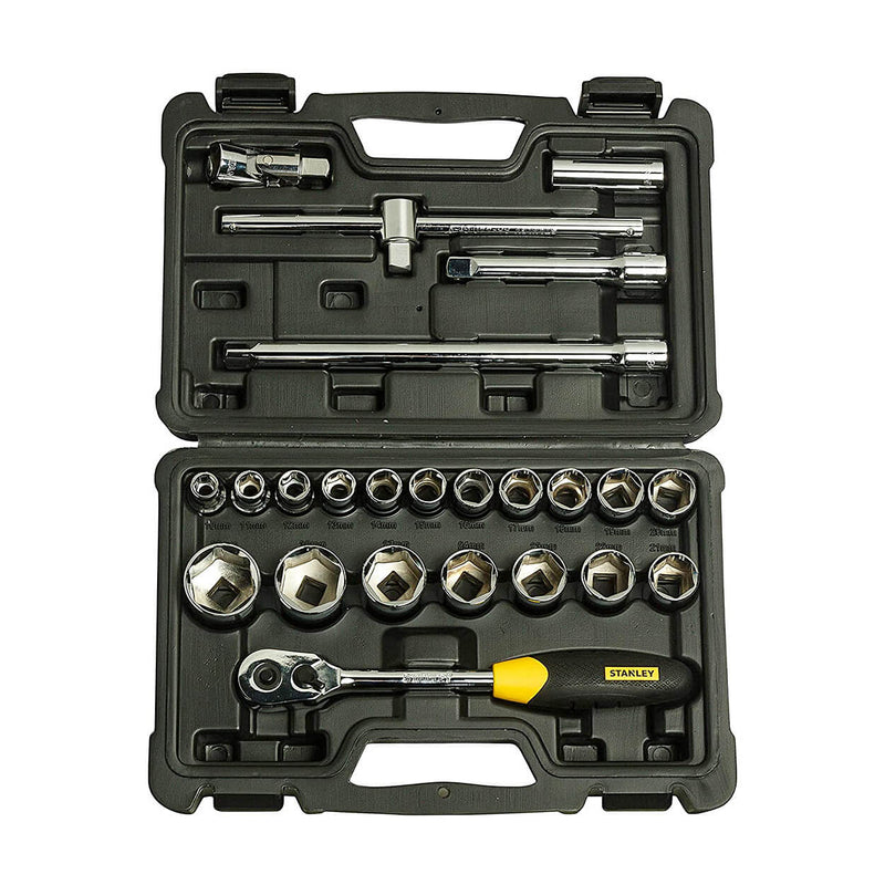 Stanley STMT72795-8 1/2" SQ Drive 6PT Socket Set 24pc