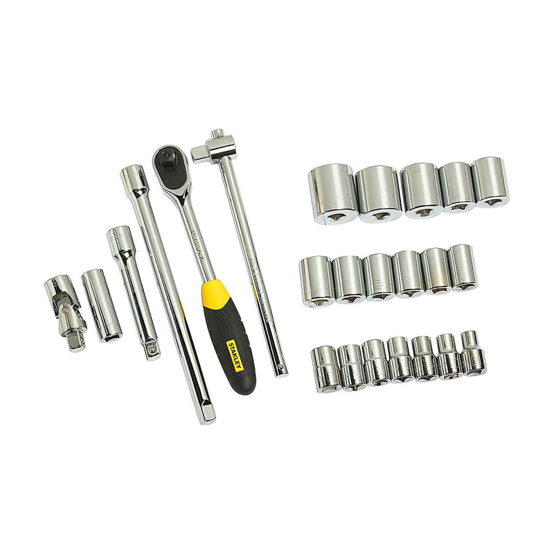 Stanley STMT72795-8 1/2" SQ Drive 6PT Socket Set 24pc