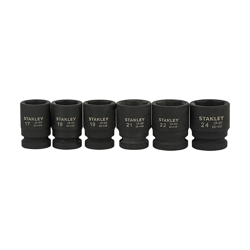 Stanley STMT73916-8 1/2" Standard Impact Socket Set 13Pcs