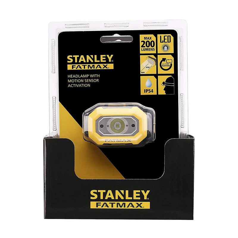 Stanley FMHT81509-0 FatMax 200 Lumens Head Lamp With Motion Sensor Activation