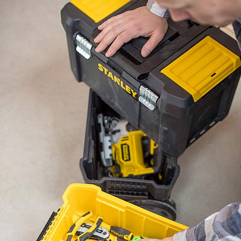 Stanley STST1-80151 Essential 3 IN 1 Rolling Workshop With Metal Latches