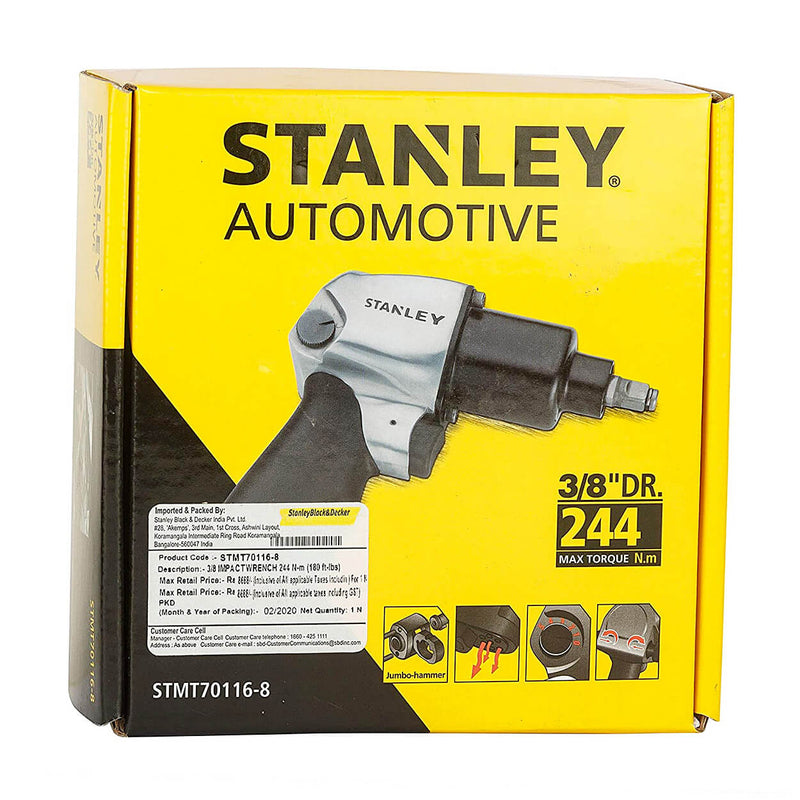 Stanley STMT70116-8 3/8" Impact Wrench 244 N-m (180 ft-lbs)
