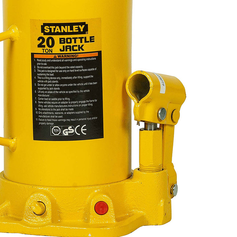 Stanley ST92001CE Hydraulic Bottle Jack Capacity 20 Ton