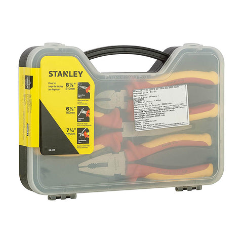 Stanley 84-011 VDE Pliers Set 3pc