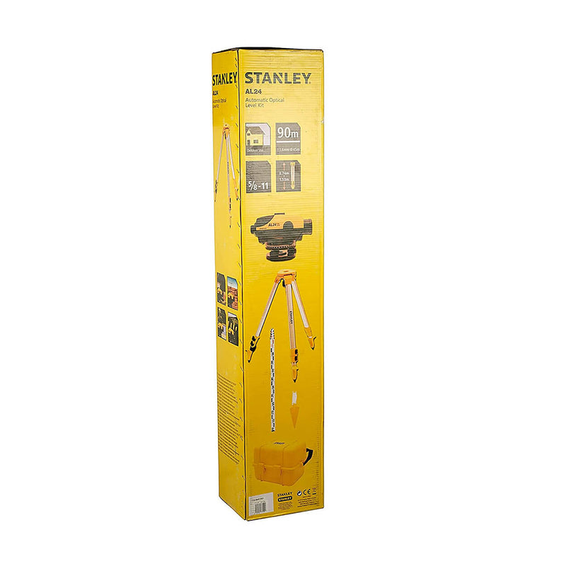 Stanley 1-77-159N AL24G Optical Level - Site Pack Set with Tripod and Staff