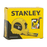 Stanley STHT36125-812 Plastic Short Measuring Tape 3m/10' x 13mm - Pack of 3