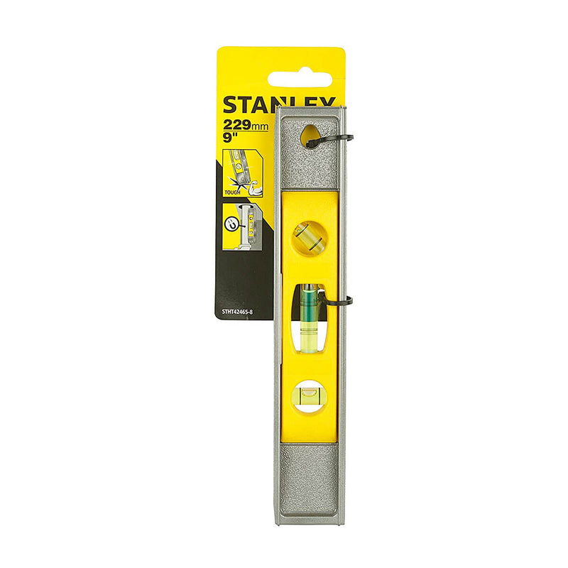 Stanley STHT42465-812 Magnetic Contractor Grade Aluminum Torpedo Level 9inch