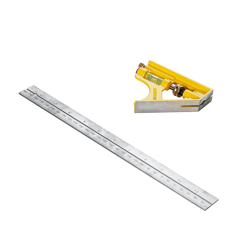 Stanley 2-46-028 Met Diecast Comb Square 300mm