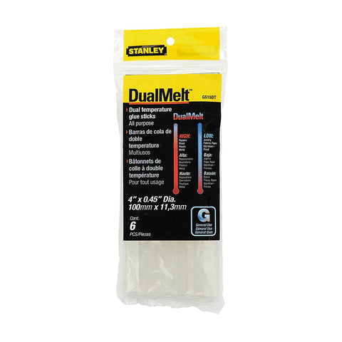 Stanley 1-GS15DT 11.3mm Dual Melt Glue Stick - Pack of 3