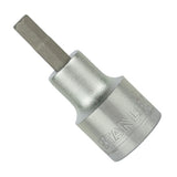 Stanley 1/2Inch Sq. Drive Hex Bit Sockets (4mm - 19mm) - Pack of 3