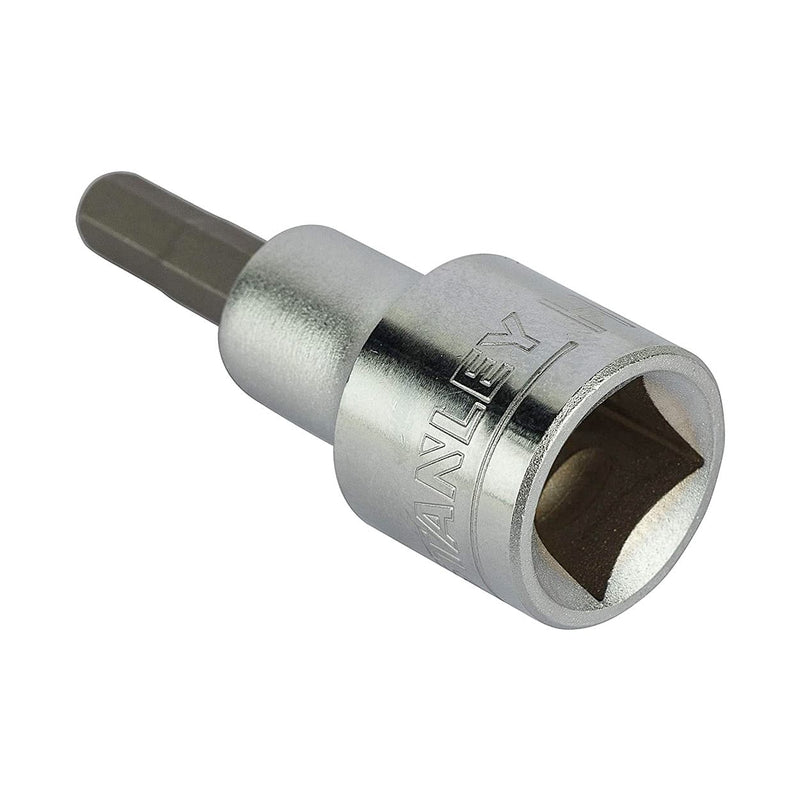 Stanley 1/2Inch Sq. Drive Hex Bit Sockets (4mm - 19mm) - Pack of 3
