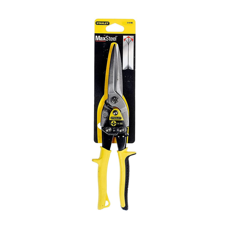 Stanley 2-14-566 Aviation Snips Long Cut BI-MAT