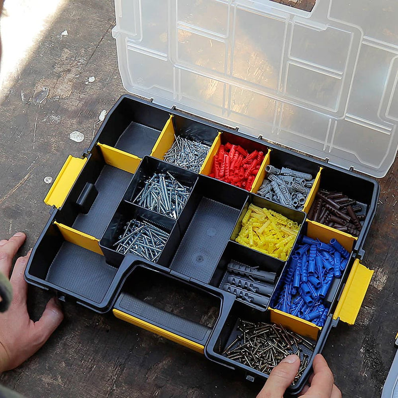 Stanley 1-97-483 Organizer Sort Master Junior With 14 Compartments (37.5 x 6.7 x 29.2 CM)