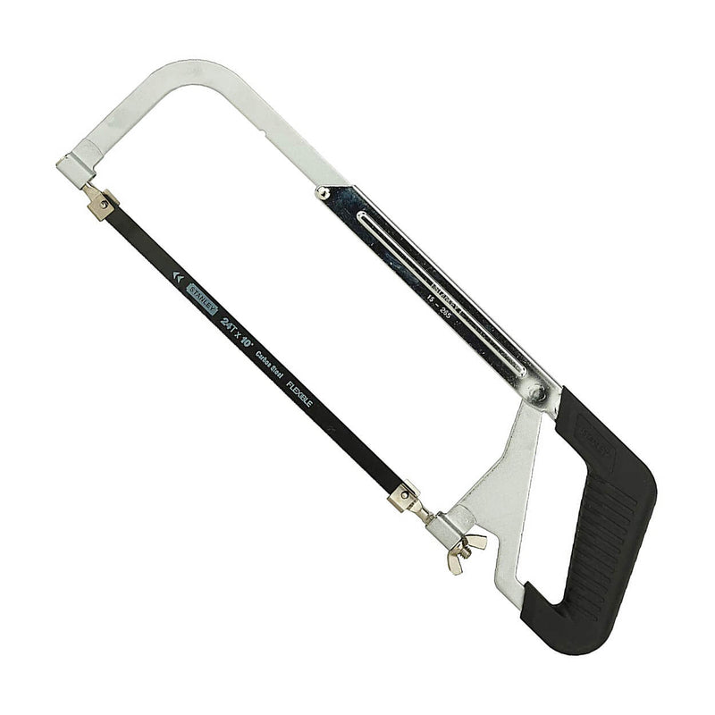 Stanley 15-265-23 Rubber Grip Mini Hacksaw Blade With Adjustable Frame 254mm