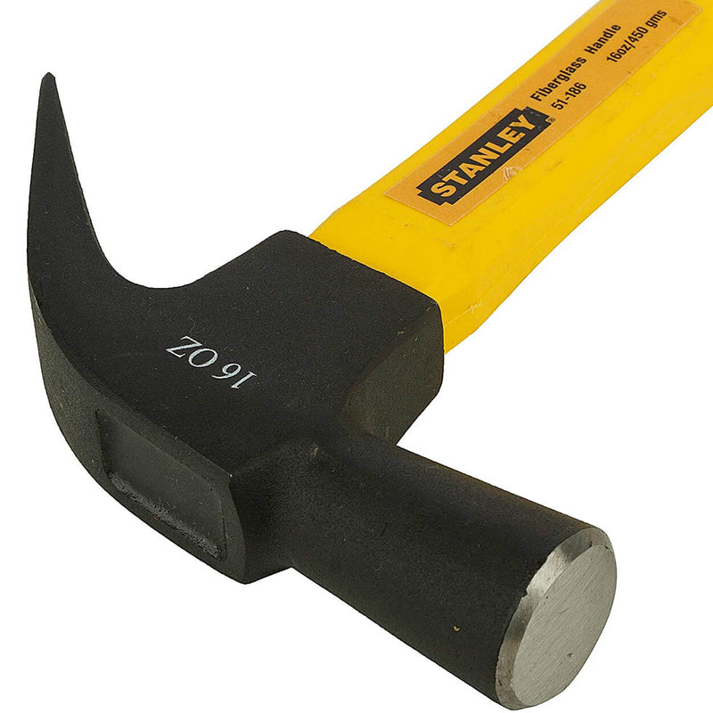 Stanley 51-186 Fibre Glass Nail Hammer 450GMS - 16inch