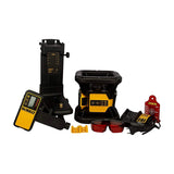 DeWalt DCE074D1R-QW Self Levelling Rotary Laser with Red Beam (Pack of 7 Kit)