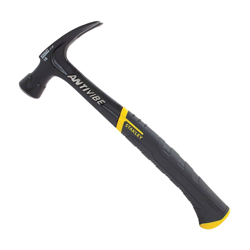 Stanley 51-163 Fatmax Xtreme Anti-Vibe Smooth Nailing Rip Claw Hammer 453Gms / 16Oz