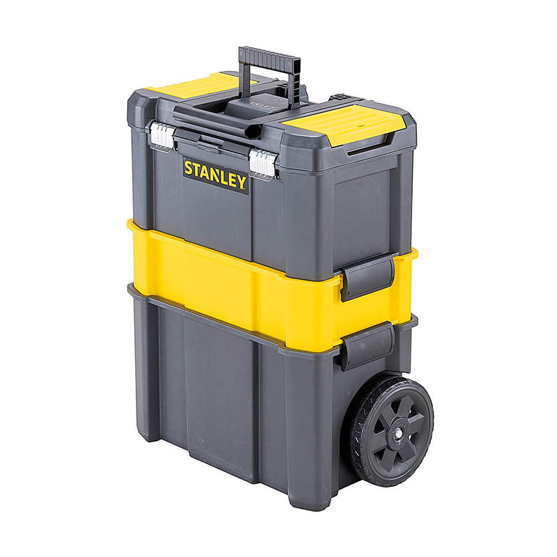 Stanley STST1-80151 Essential 3 IN 1 Rolling Workshop With Metal Latches