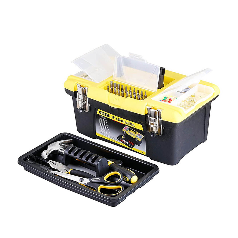 Stanley 1-92-905 Heavy Duty Plastic Jumbo Tool Box 16inch