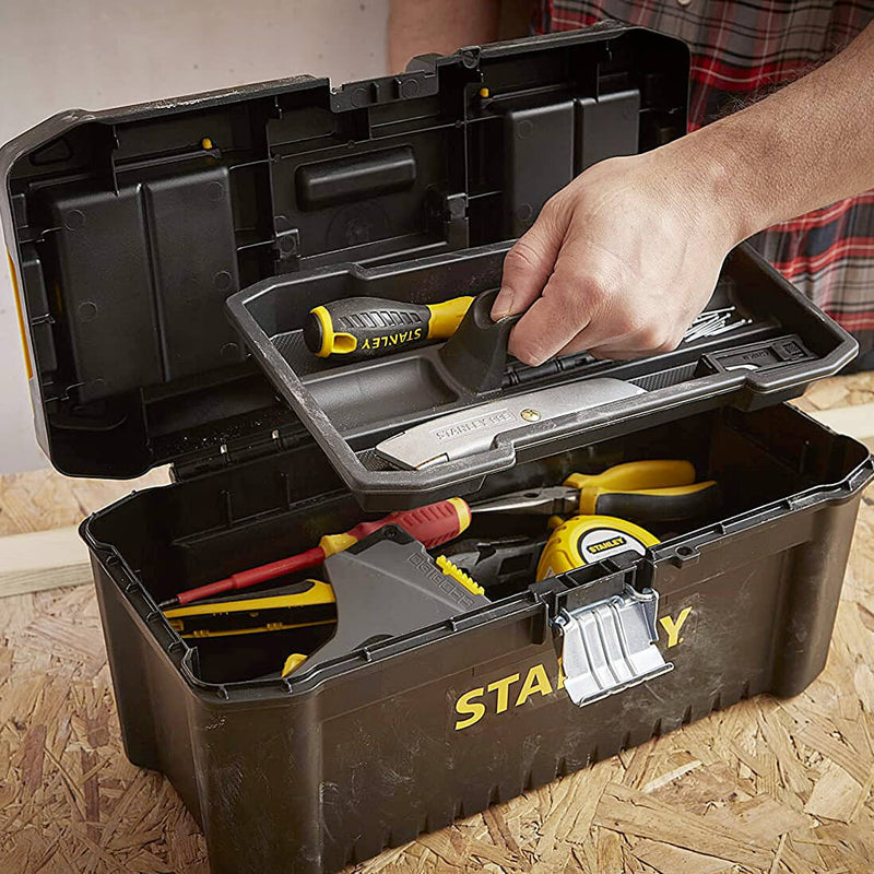 Stanley STST75521-8 Z Essential Tool Box with Metal Latch 19 Inch