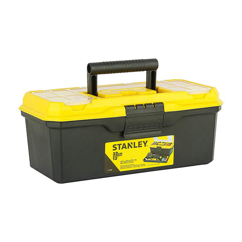 Stanley 1-71-948 Organised Maestro Plastic Tool Box With Clear Top Lid 13Inch