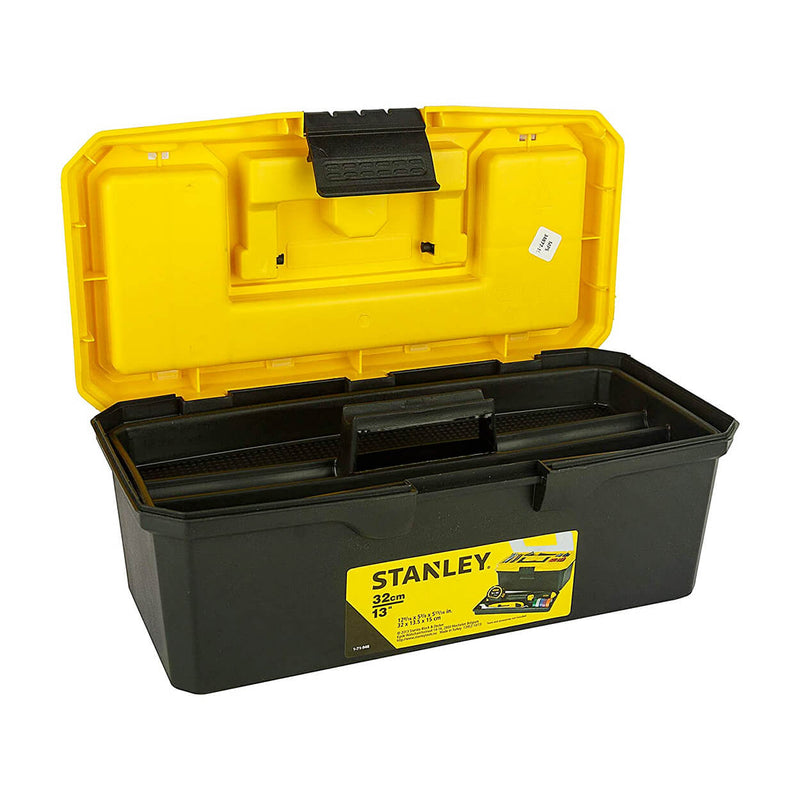 Stanley 1-71-948 Organised Maestro Plastic Tool Box With Clear Top Lid 13Inch