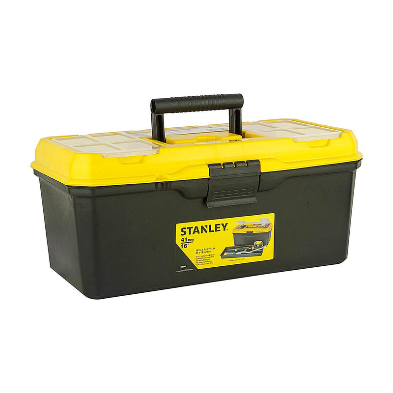 Stanley 1-71-949 Z Organised Maestro Plastic Tool Box With Clear Top Lid 16inch