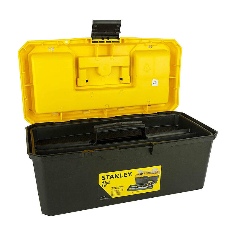 Stanley 1-71-949 Z Organised Maestro Plastic Tool Box With Clear Top Lid 16inch