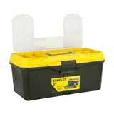 Stanley 1-71-949 Organised Maestro Plastic Tool Box With Clear Top Lid 16inch