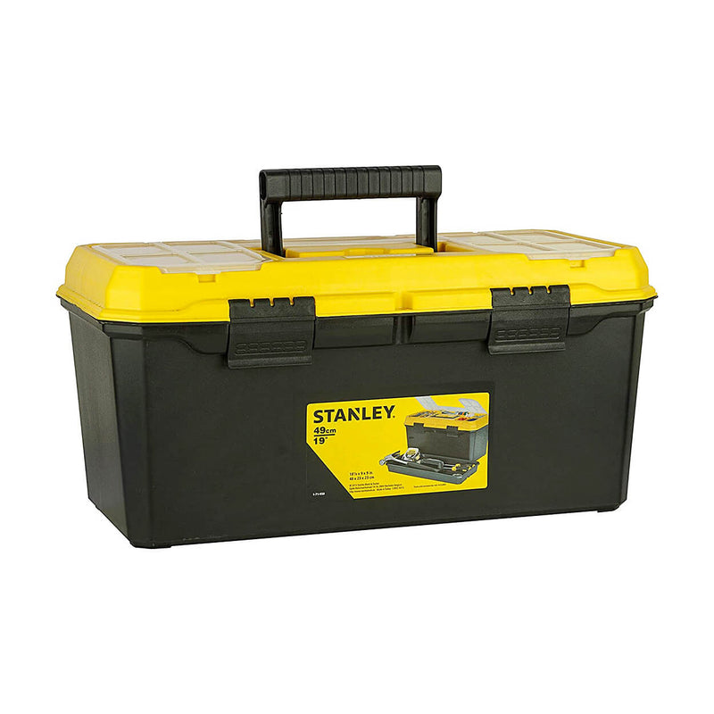 Stanley 1-71-950 Z Organised Maestro Plastic Tool Box With Clear Top Lid 19inch