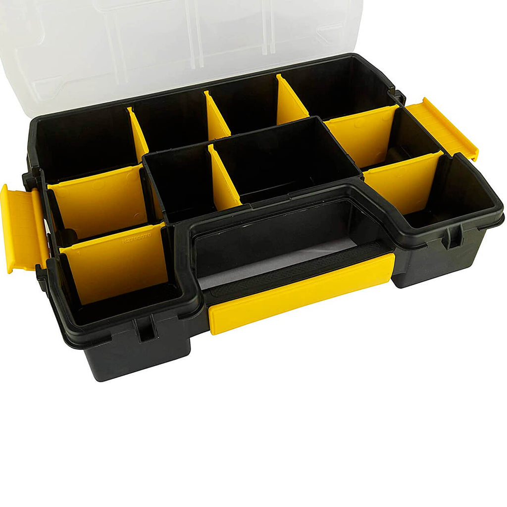 Stanley 1-71-949 Organised Maestro Plastic Tool Box With Clear Top Lid –