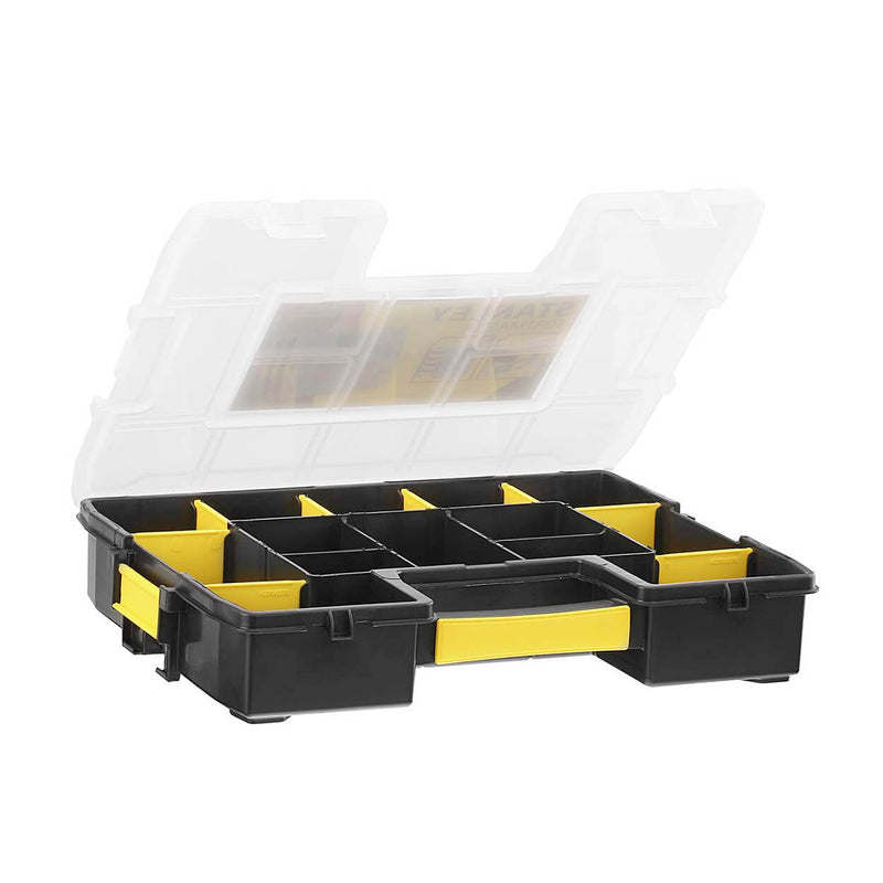 Stanley 1-97-483 Organizer Sort Master Junior With 14 Compartments (37.5 x 6.7 x 29.2 CM)
