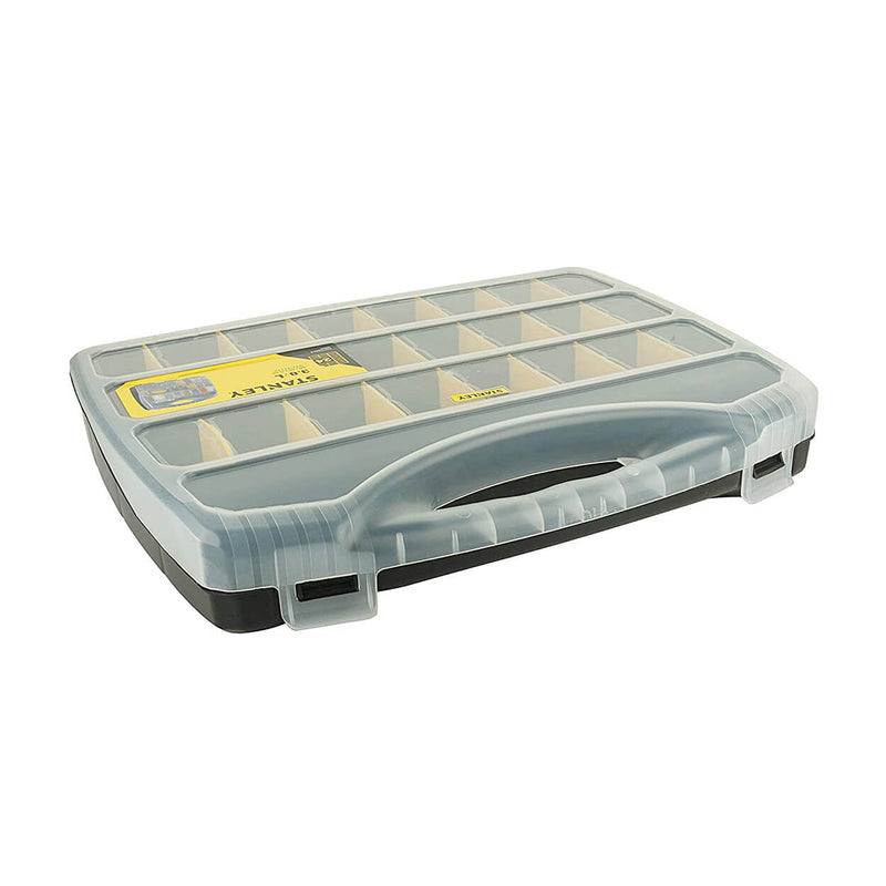 Stanley STST73824-8 Polycarbonate Large Organizer With 21 Separator Slots & Transparent Lid