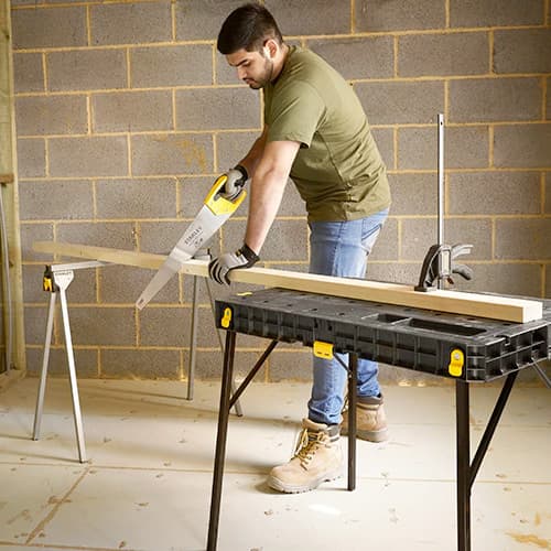 Stanley STST83492-1 Essential Fold-Up Workbench With 320 Kg Load Capacity