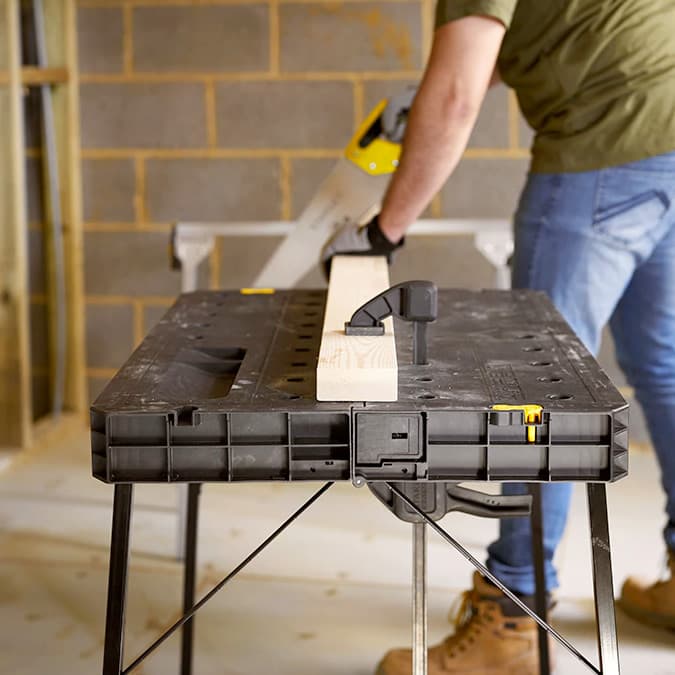 Stanley STST83492-1 Essential Fold-Up Workbench With 320 Kg Load Capacity
