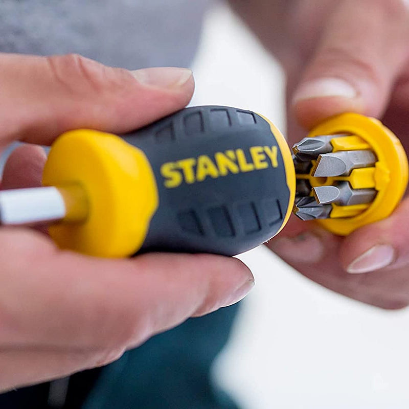 Stanley 0-66-357 Stubby Multi - Bit Screwdriver Set