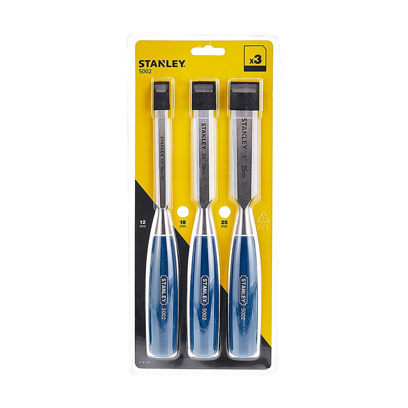 Stanley 0-16-128 5002 Series Wood Chisel Set (3pc)