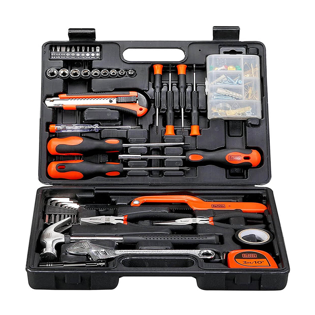 Black+Decker BMT126C Hand Tool Kit for Home DIY & Professional Use 126 –