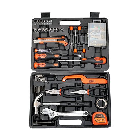 Black+Decker BMT126C Hand Tool Kit for Home DIY & Professional Use 126 –